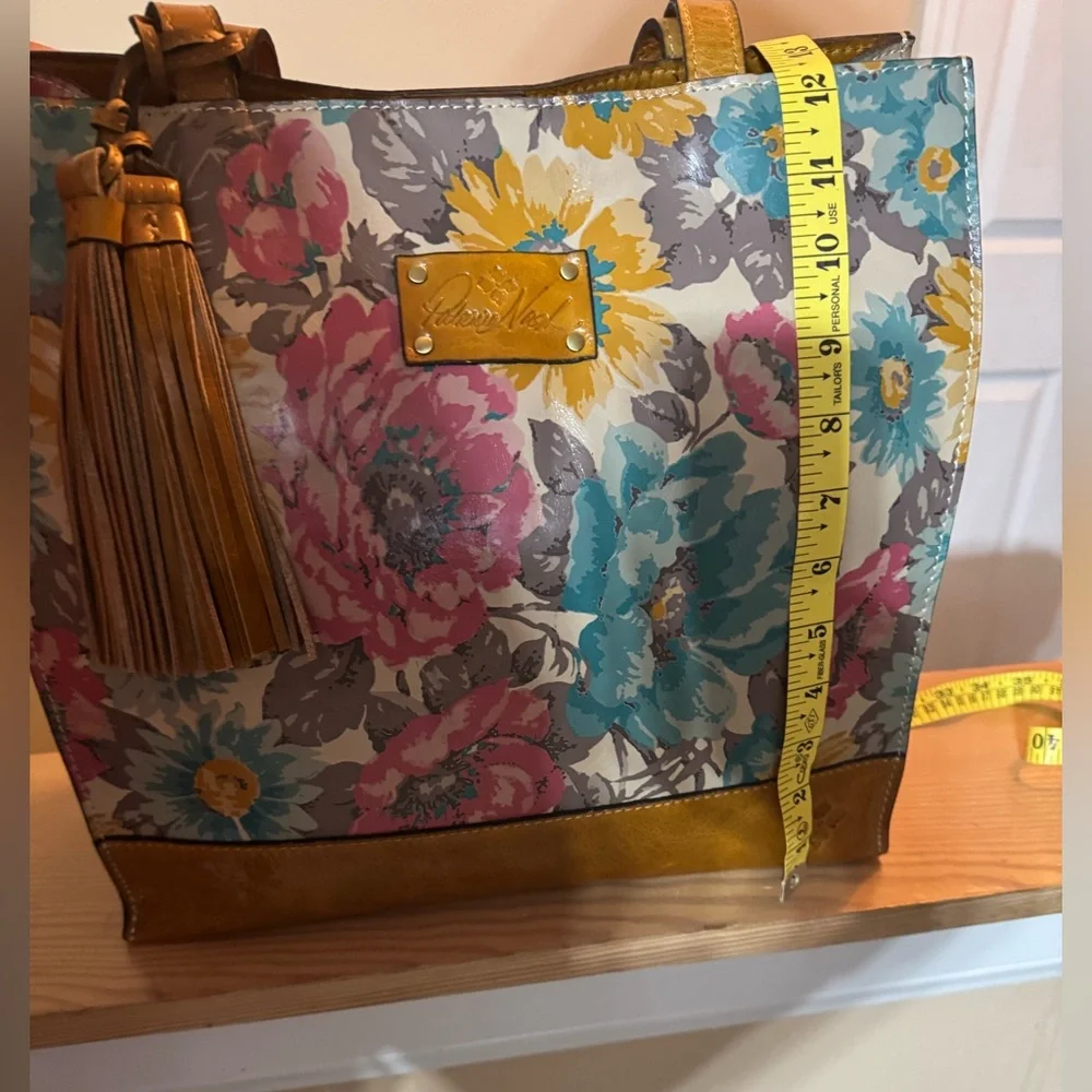 Patricia Nash First Bloom Leather Tote — New With Tags — Never Carried - Picture 3 of 14